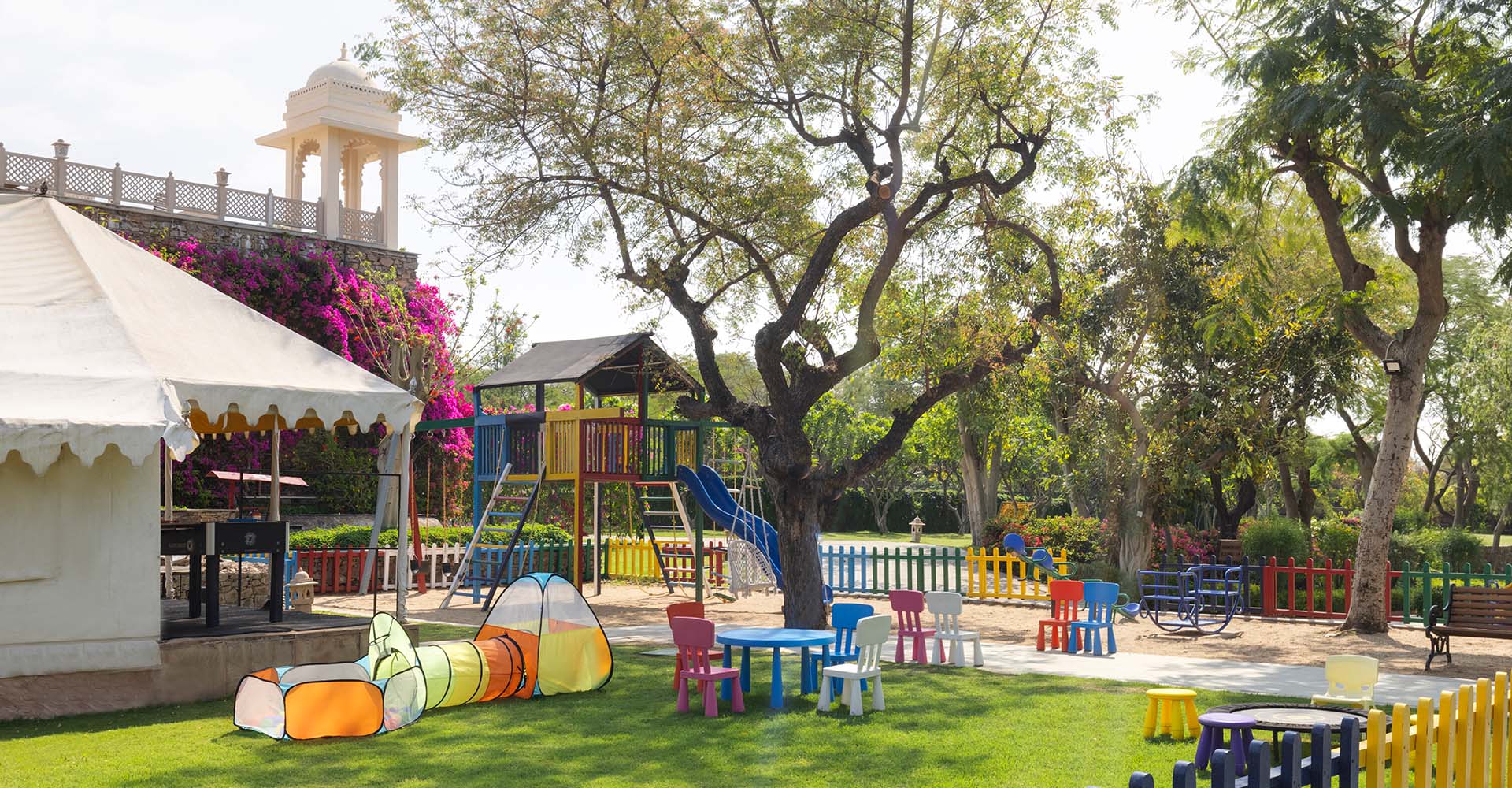 Kids' Club at Trident Udaipur, a 5 star hotel in Udaipur offering creative play spaces for young guests.