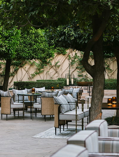 Lyrah Bar beautified with lush flora & Open Sky